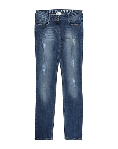 !M?ERFECT Denim trousers Blue 98% Cotton, 2% Elastane