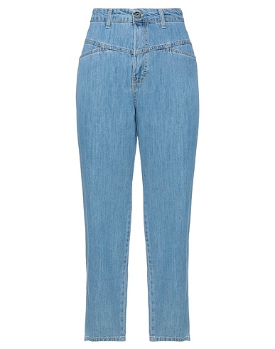 MERCI ITALIA Denim trousers Blue 100% Cotton