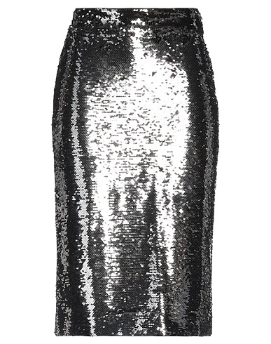 LE COEUR TWINSET Midi skirt Charcoal 100% Polyester