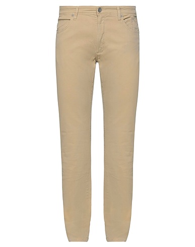 JECKERSON Casual pants Beige 97% Cotton, 3% Elastane