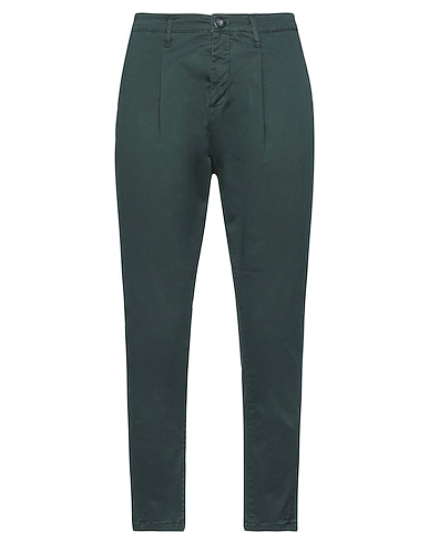 DANIEL RAY Casual trouser Dark green 97% Cotton, 3% Elastane