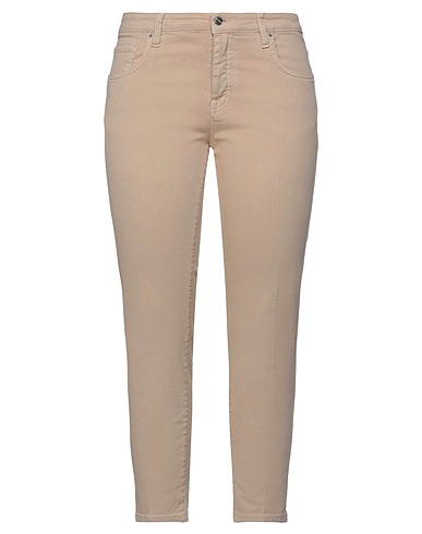 DON THE FULLER Denim pants Sand 98% Cotton, 2% Elastane