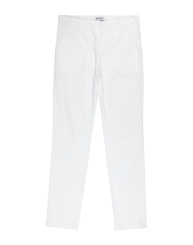 DONDUP Casual trouser White 97% Cotton, 3% Elastane