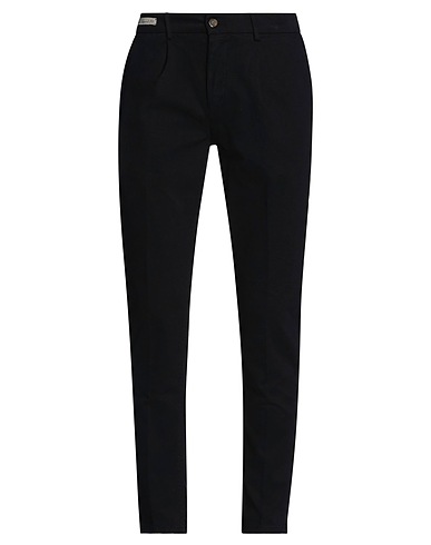 NO LAB Casual pants Midnight blue 97% Cotton, 3% Elastane