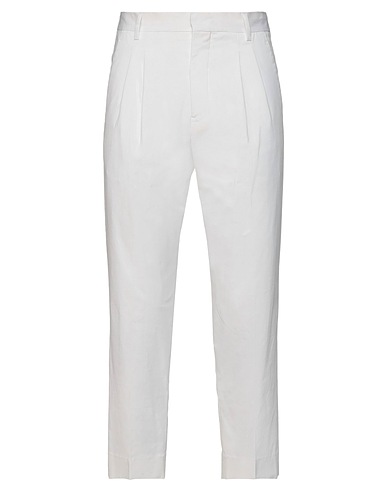 GRIFONI Pantalone Bianco 97% Cotone, 3% Elastan