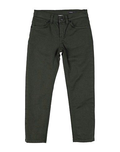 DONDUP Casual trouser Military green 98% Cotton, 2% Elastane