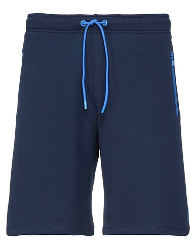 BIKKEMBERGS Shorts & Bermuda Midnight blue 100% Cotton