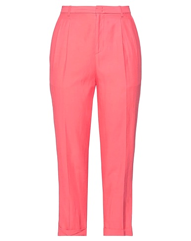 MERCI ITALIA Casual pants Coral 42% Viscose, 35% Rayon, 23% Linen