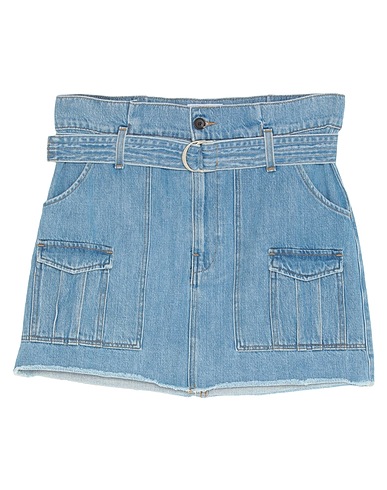 FRAME Denim skirt Blue 100% Cotton