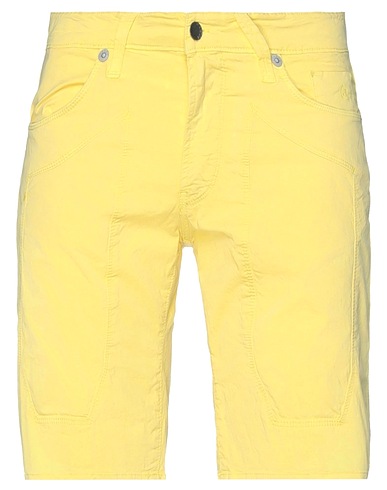 JECKERSON Shorts & Bermuda Giallo 97% Cotone, 3% Elastan