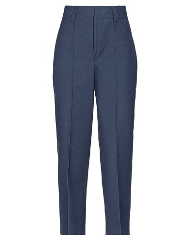 JUCCA Casual trouser Midnight blue 65% Cotton, 30% Polyester, 5% Other Fibres