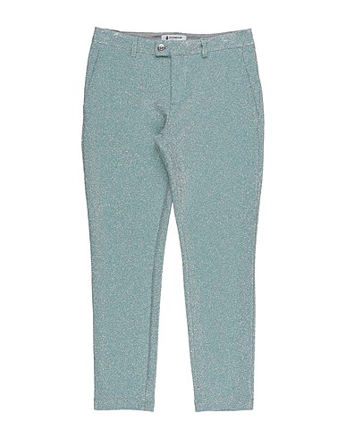 DONDUP Casual trouser Turquoise 80% Viscose, 12% Polyester, 7% Polyoxamide fiber, 1% Elastane