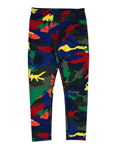 POLO RALPH LAUREN Leggings Big Pony Camo Stretch Jersey Legging
 Midnight blue 84% Polyester, 16% Elastane