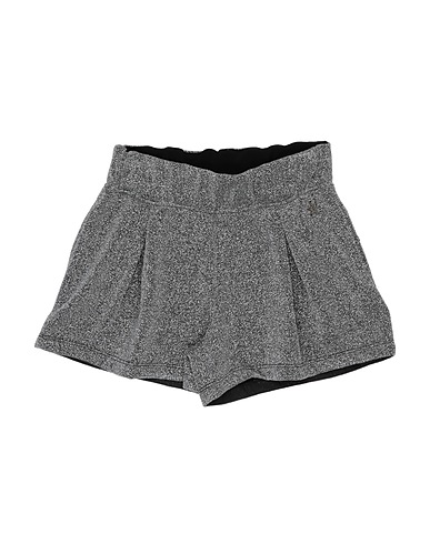 SHOPART Shorts & Bermuda Silver 100% Polyester