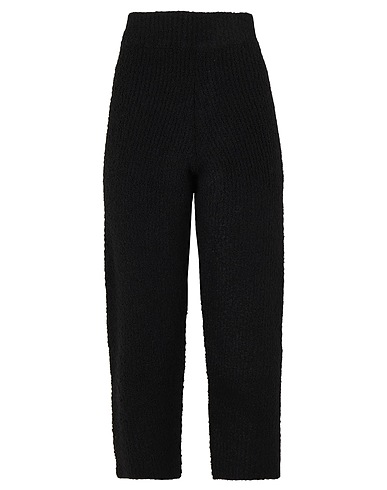 8 by YOOX Casual trouser Black 61% Acrylic, 21% Wool, 18% Polyester