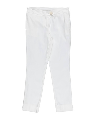 LIU •JO Casual trouser White 97% Cotton, 3% Elastane