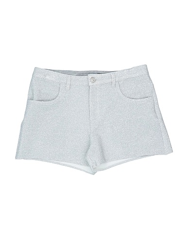 DONDUP Shorts & Bermuda Silver 80% Viscose, 12% Polyester, 7% Polyoxamide fiber, 1% Elastane