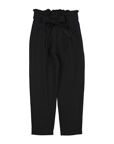 PLEASE Casual trouser Black 63% Viscose, 37% Linen