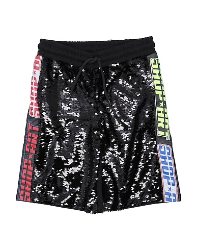 SHOPART Shorts & Bermuda Black 100% Cotton