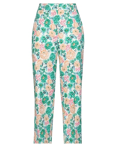 JUCCA Casual trouser Green 98% Cotton, 2% Elastane