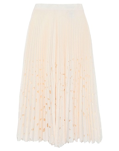 OLLA PARÉG Midi skirt Ivory 100% Polyester