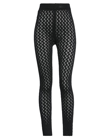 JIL SANDER Leggings Black 83% Viscose, 17% Polyester