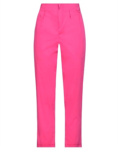 JIJIL Casual trouser Fuchsia 78% Cotton, 19% Polyamide, 3% Nylon