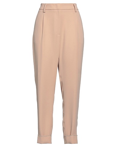 PESERICO Casual trouser Sand 100% Polyester
