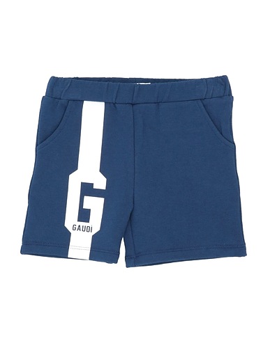 GAUDÌ Shorts & Bermuda Midnight blue 95% Cotton, 5% Elastane