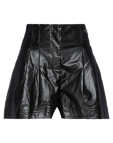 TWINSET Shorts & Bermuda Black 100% Viscose