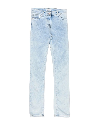 GAUDÌ Denim trousers Blue 98% Cotton, 2% Elastane