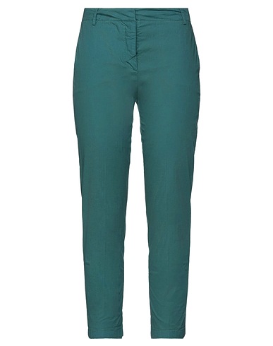 ALESSIA SANTI Casual pants Deep teal 98% Cotton, 2% Elastane
