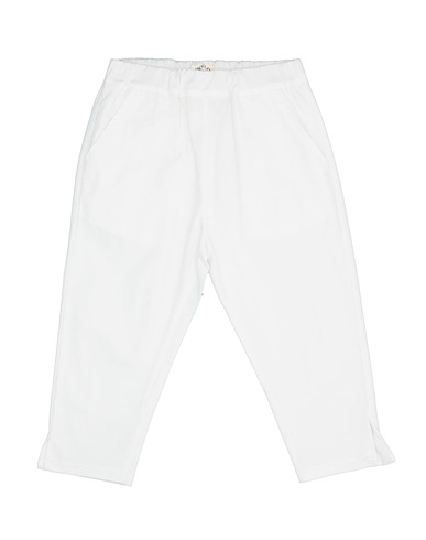 VICOLO Casual pants White 97% Cotton, 3% Elastane