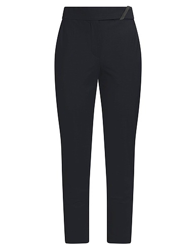 BRUNELLO CUCINELLI Casual trouser Midnight blue 75% Virgin Wool, 23% Polyamide, 2% Elastane