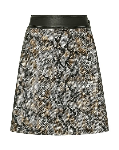 STAND STUDIO Mini skirt Black 100% Lambskin