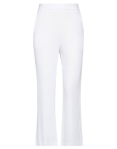 MANILA GRACE Casual pants White 100% Viscose