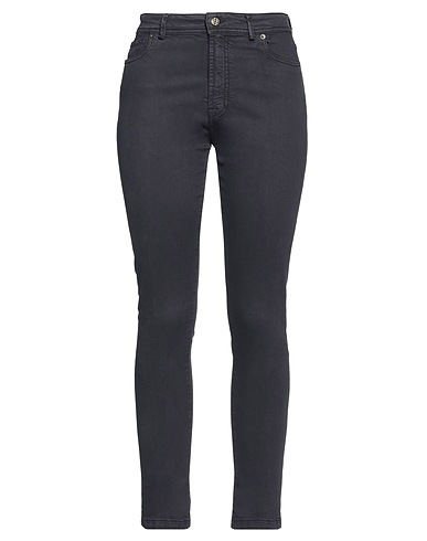 BERWICH Denim trousers Navy blue 78% Tencel™, 14% Cotton, 7% Elastomultiester, 1% Elastane