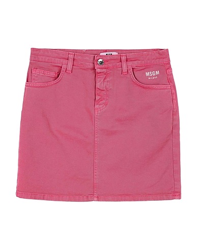 MSGM Skirt Fuchsia 97% Cotton, 3% Elastane
