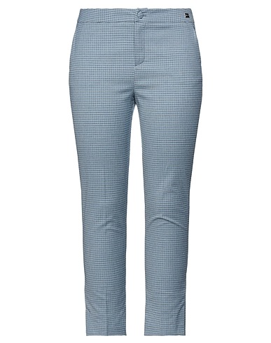 BE BLUMARINE Casual trouser Azure 51% Cotton, 32% Polyester, 15% Viscose, 2% Elastane