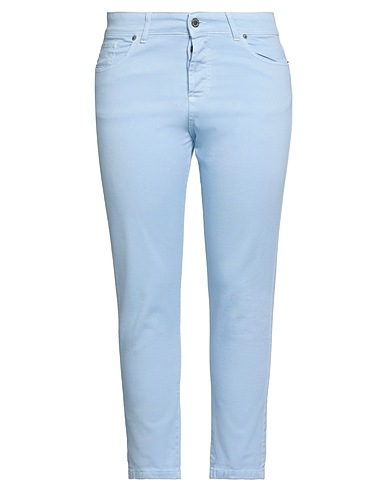 SOUVENIR Pantalone Celeste 97% Cotone, 3% Elastan