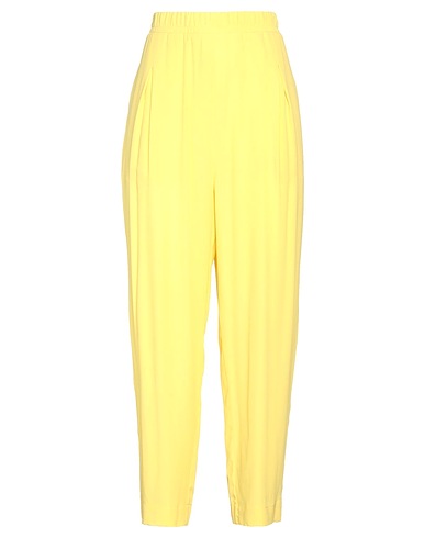 GRIFONI Pantalone Giallo 69% Acetato, 31% Seta