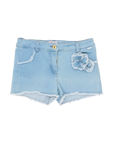 IL GUFO Shorts jeans Blu 97% Cotone, 3% Elastan