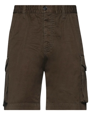 DSQUARED2 Shorts & Bermudas Militärgrün 97% Baumwolle, 3% Elastan, Polyester, Polyurethan, Zellulose