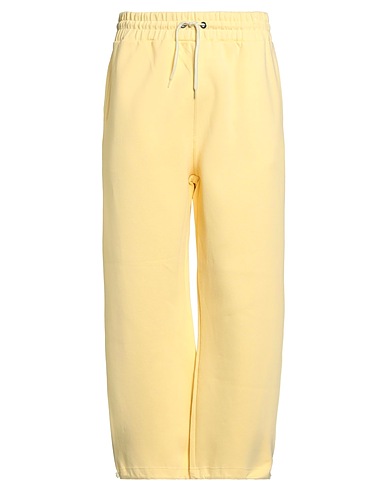 THE FUTURE Pantalone Giallo pastello 100% Cotone