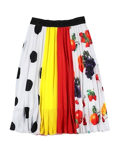 MSGM Skirt White 100% Polyester