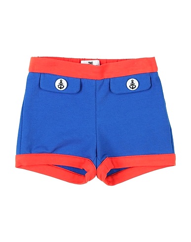 ELISABETTA FRANCHI Shorts & Bermuda Blue 95% Cotton, 5% Elastane