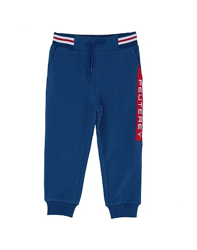 PEUTEREY Casual trouser Blue 93% Cotton, 7% Elastane