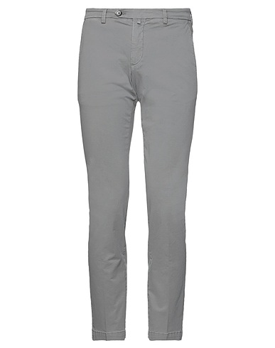 BRIGLIA 1949 Casual trouser Grey 97% Cotton, 3% Elastane