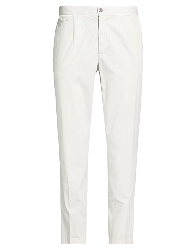 DEVORE INCIPIT Casual pants GRIGIO CHIARO 96% Cotton, 4% Elastane