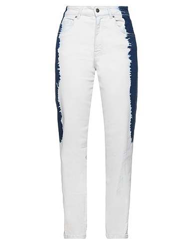 8PM Denim trousers Blue 97% Cotton, 3% Elastane